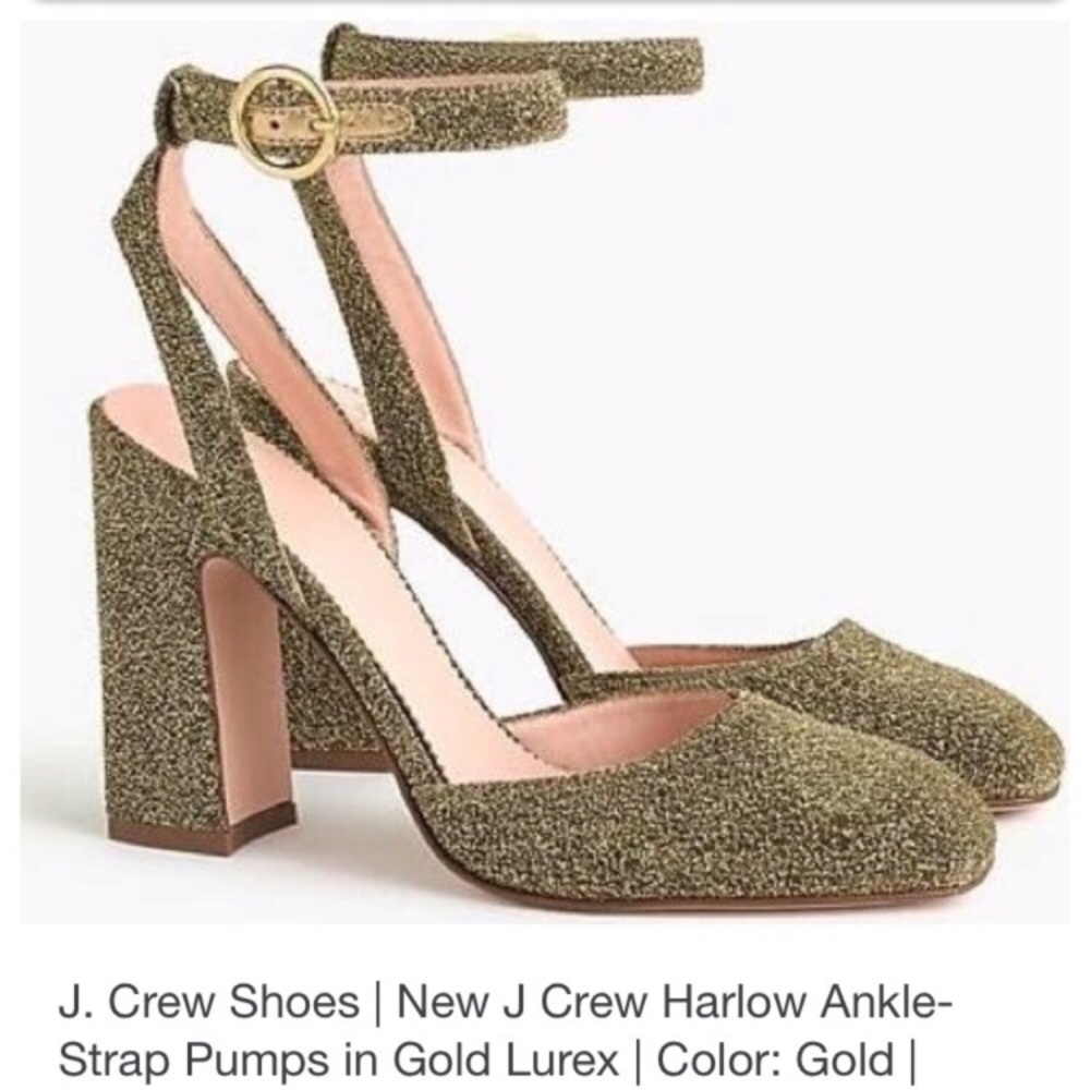 JCrew ankle-strap pumps